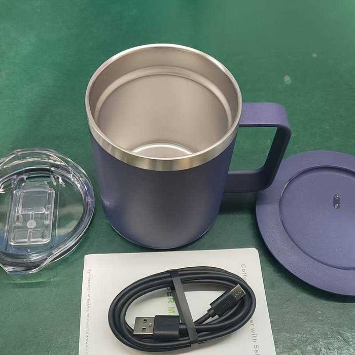 Термо чаша с нагревател - синя / Thermo Cup /  Термос