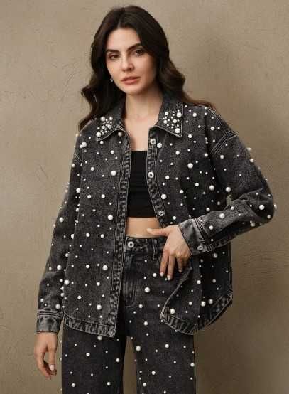 Дамски дънков костюм