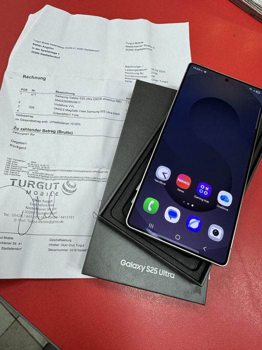 Samsung Galaxy S25 Ultra 256GB Silverblue