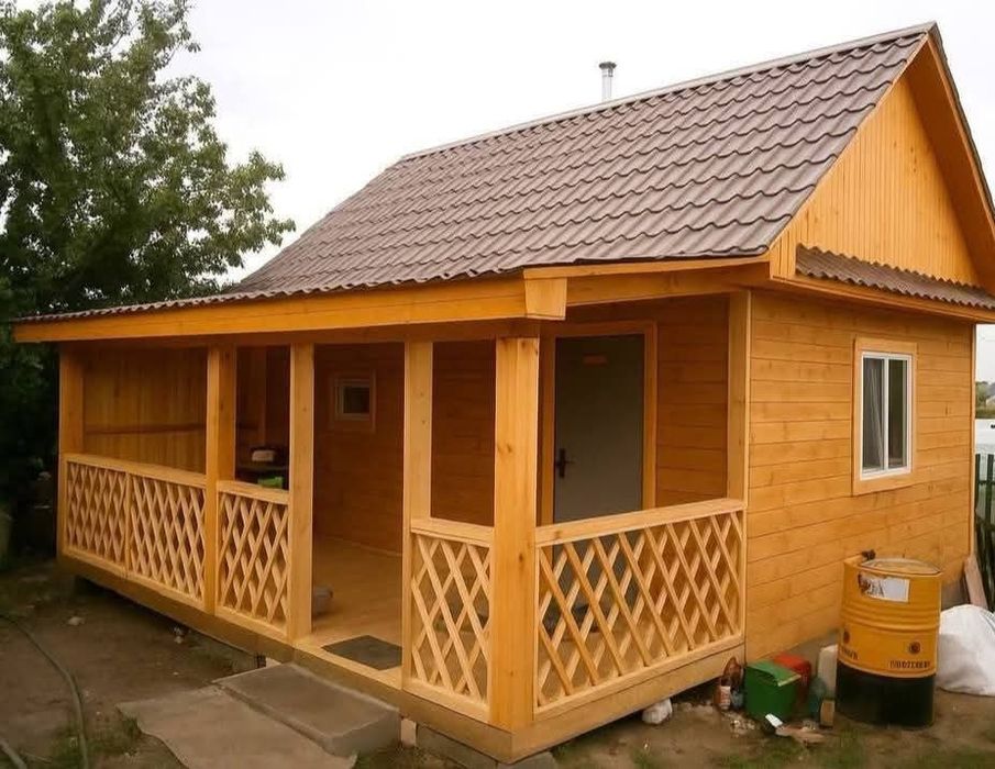 Vand cabana cu dormitor baie sufracerie