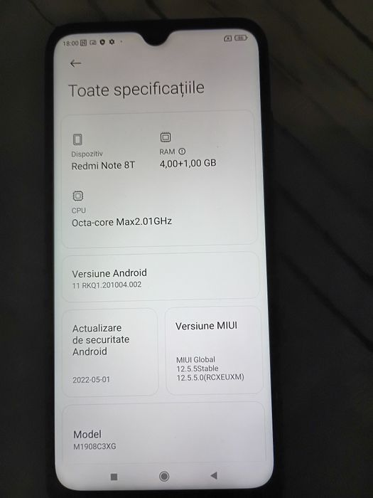 Telefon Redmi Note 8t