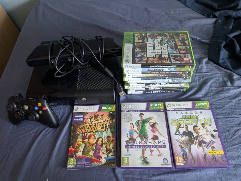 Xbox 360 + kinect impecabil