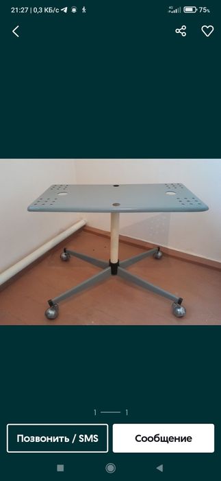 Телевизор учун подставка темирдан килинган баккуват