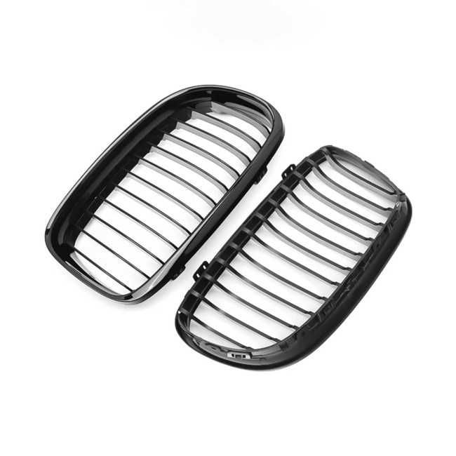 Grile Simple Bara Fata Nari BMW E90 E91 Facelift (2009-2012), Negru Lucios, Produse NOI