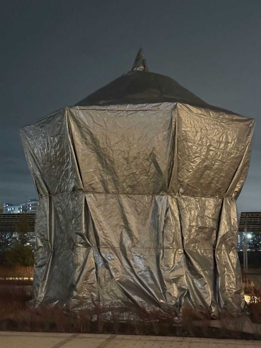 Тент тарпаулин для укрытия Оборудования/ Сельхоз