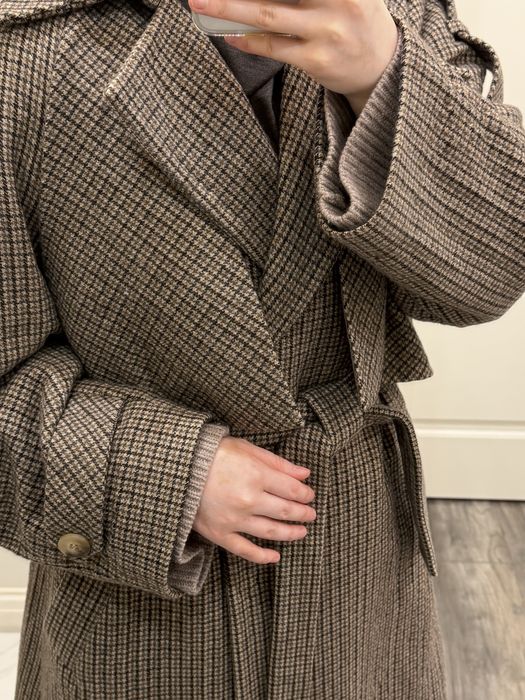 Тренч из 100% шерсти Aisho