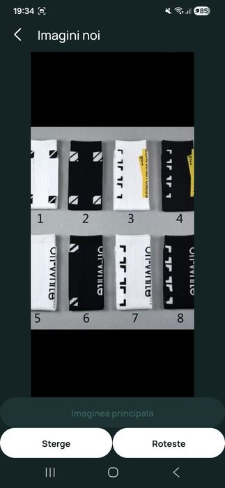 Șosete Gucci, Off White, Burberry, model 2026