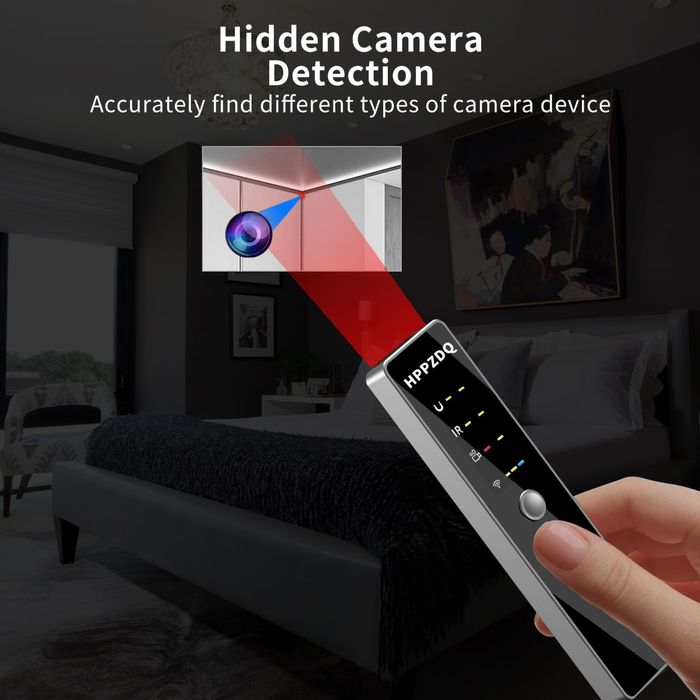 HPPZDQ 4-в-1 Детектор за скрити камери, GSM/RF/GPS тракери/подслушване