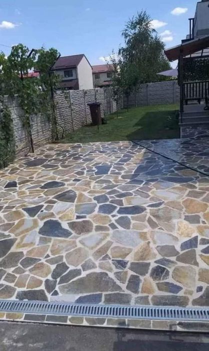 Piatră naturală de munte de Grecia.