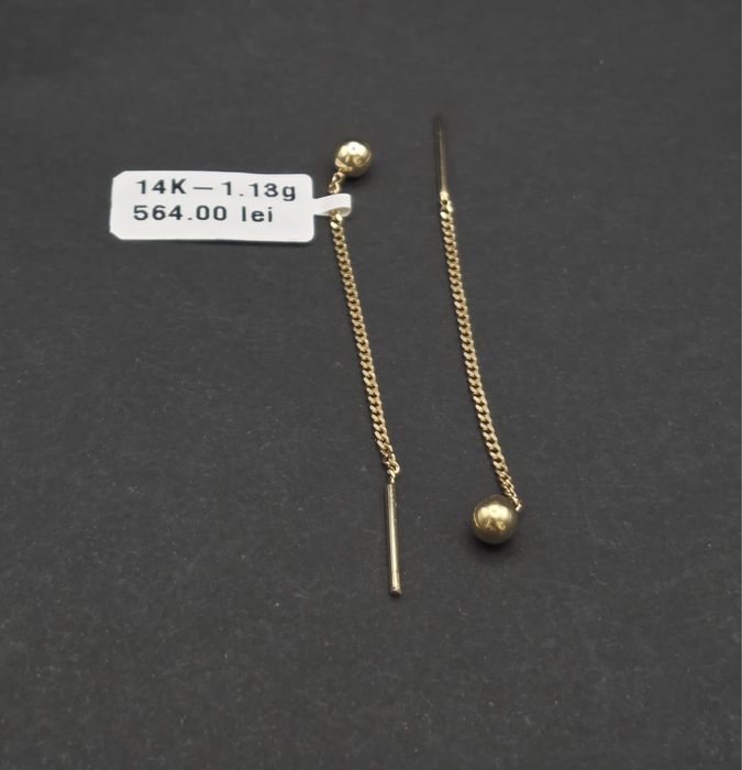 Cercei Aur 14K 1.13gr