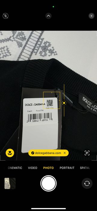 Намаление:Dolce & Gabbana-Чисто нова оригинална мъжка тениска Л размер