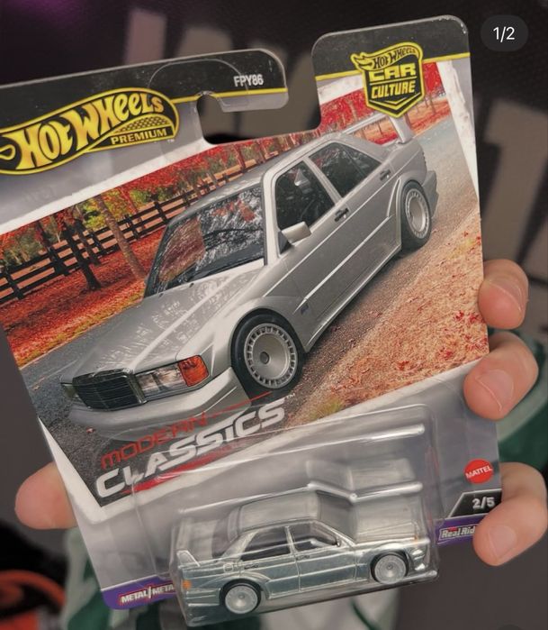 2x Mercedes-Benz 190 E 2.5-16 EVOLUTION II Hot Wheels Premium