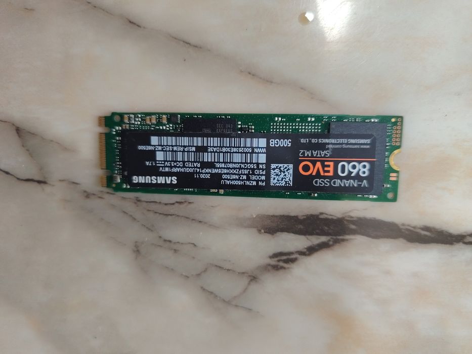 Диск Samsung 860 EVO , 500 GB,  M.2 SATA SSD