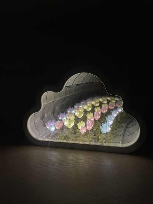 НОЧНИК ТЮЛЬПАН 3D Бесконечные тюльпан