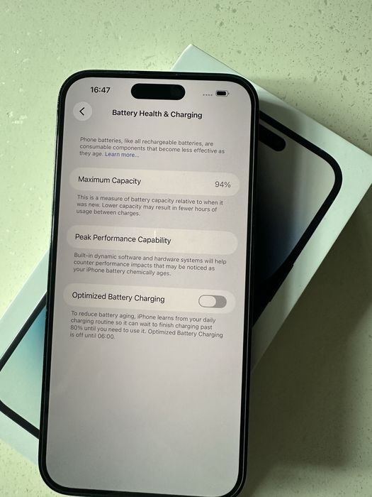 Iphone 14 pro max 256 gb bat 94% liber retea