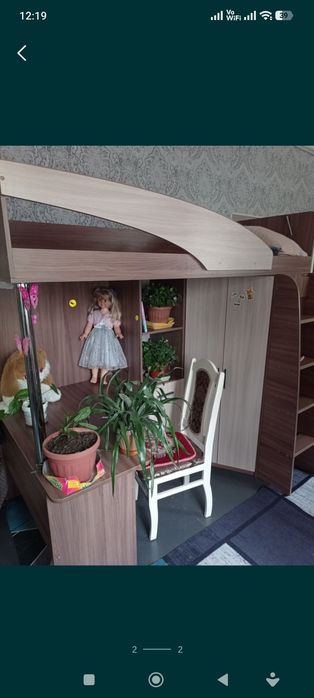 Продам 2х этажную кровать