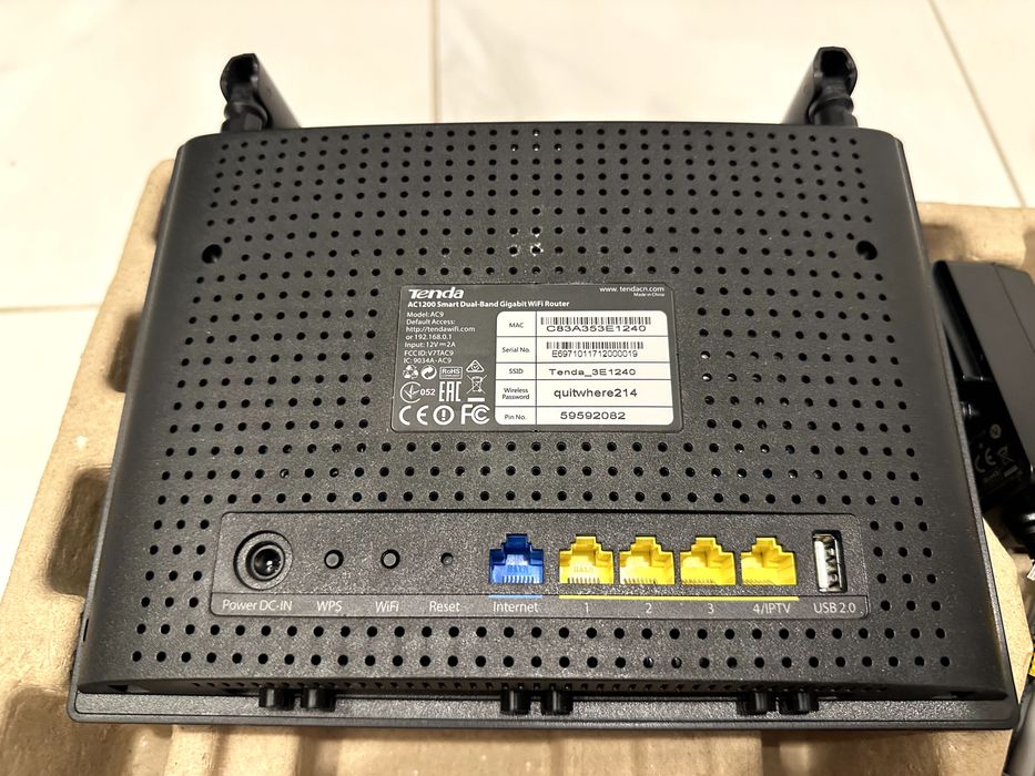 Router Wireless Tenda AC1200