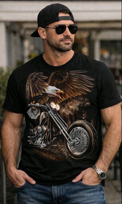 Забавни тениски със светещ ефект 100% памук. Размери S, M, L, XL, XXL