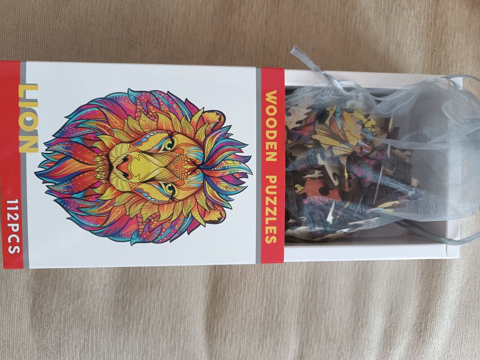 Дървени пъзели Лисица и Лъв