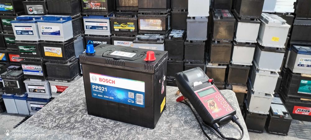 Акумулатор 45 ач, гаранция и доставка, азиатски стандарт