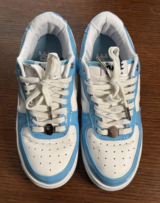 Adidasi BAPE baby blue