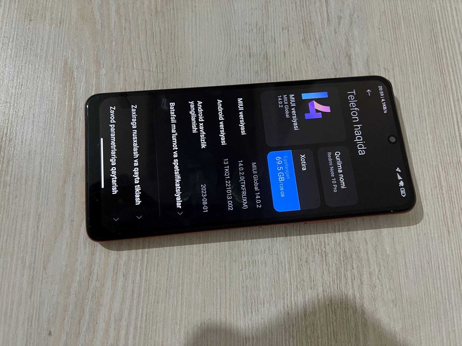 Redmi Note 10 pro 128/8