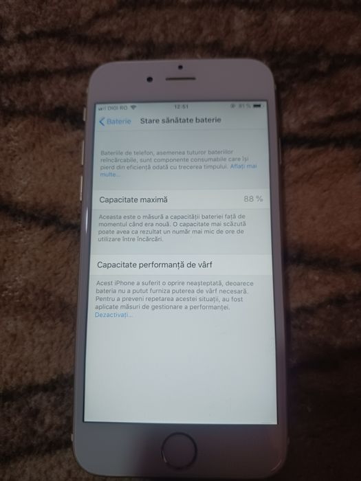 Vând iphone 6 impecabil