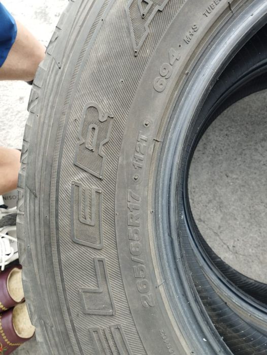 Продается шины 265/65/17 летние 3шт.