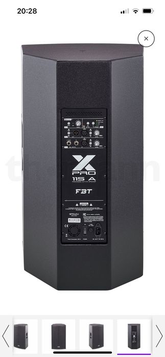 Vând boxe active Fbt xpro 115 A