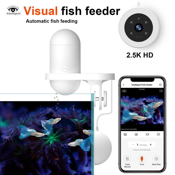 Vand Wifi Automatic Fish Feeder cu Camera