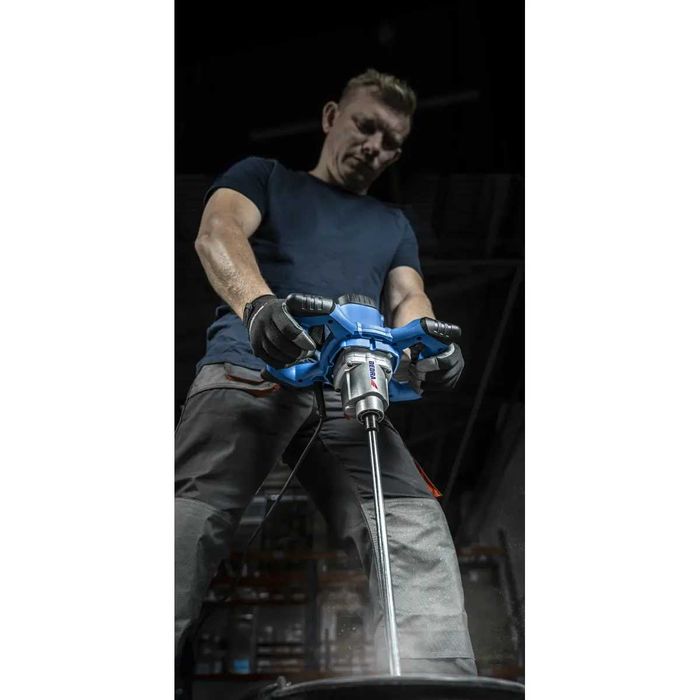 Електрическа бъркалка DEDRA DED7928 1200W, 2-скоростна, за разтвори, мазилки, лепила, бои и лакове