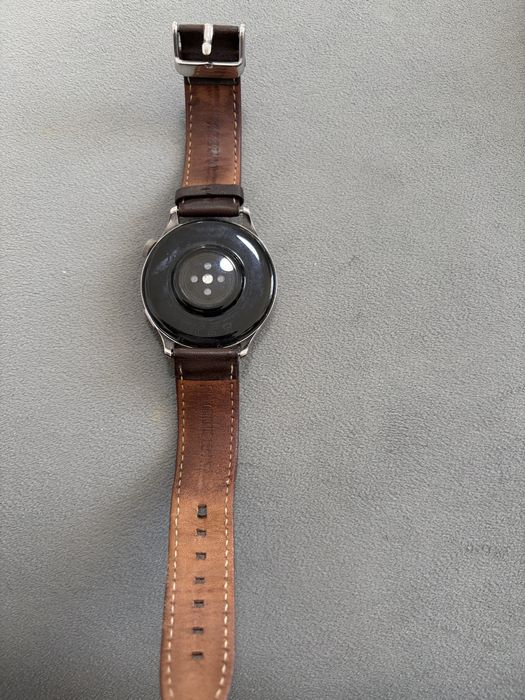 Xiaomi Watch S1 Pro 2022, 46mm, кафява кожена каишка