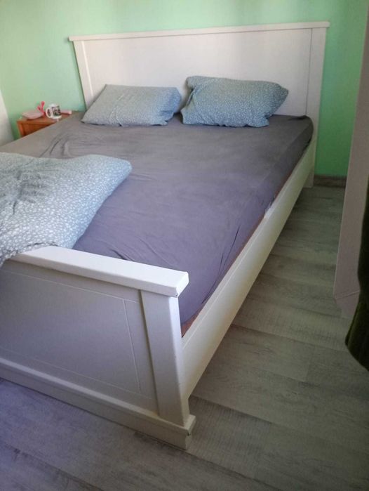 Pat lemn masiv și furnir 180/200