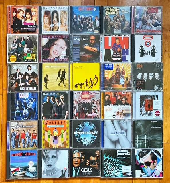CD orig pop&electro: Bjork, Milli Vanilli, Dr. Alban, Tomita, Vangelis