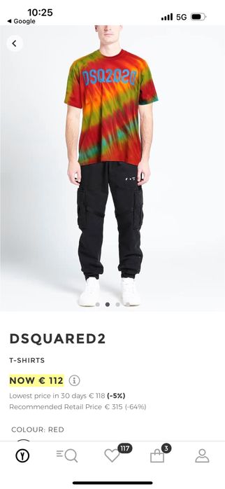 DSQUARED мъжка тениска