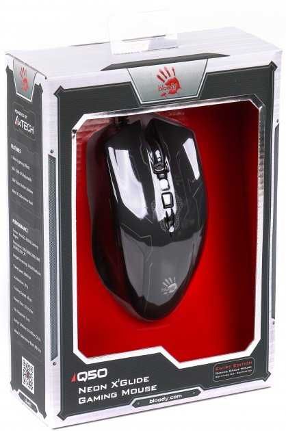 Проводная игровая мышь Bloody Mouse Q81 Circuit/Q80 Maze (Black) 1.4
