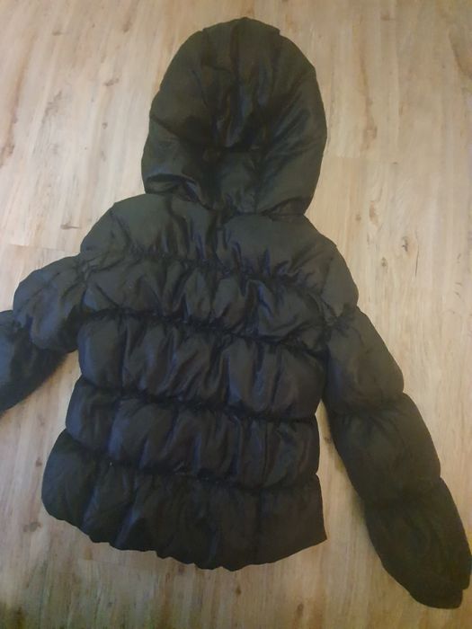 Черно зимно якенце с гъши пух Benetton