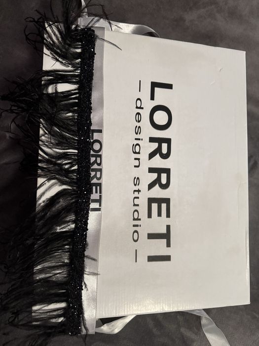 Дълга черна рокля LORRETI