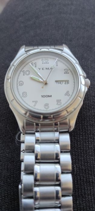 Супер Рядък YEMA Marine 100m – Seiko Era – Сапфир кристал и масивна ZRC верижка
