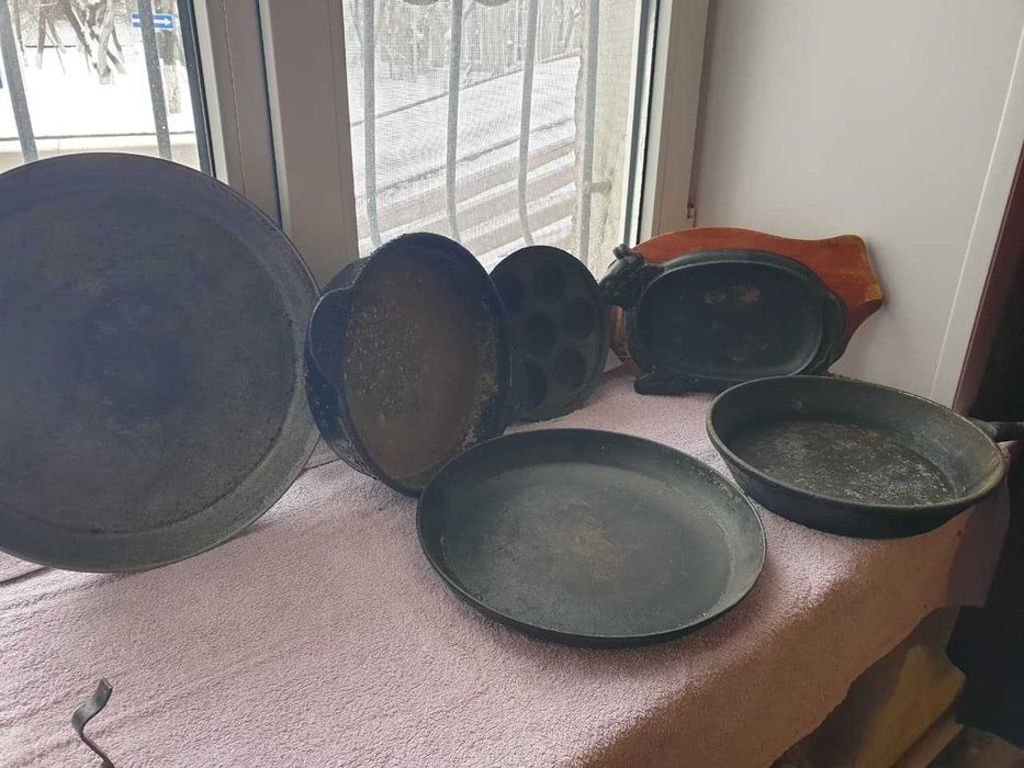 Распродажа посуды  СССР (Чугун, Топоры, Хрусталь)