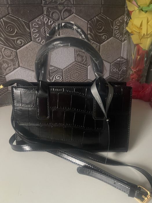 Geanta din piele,model inspirat din Versage Medusa
