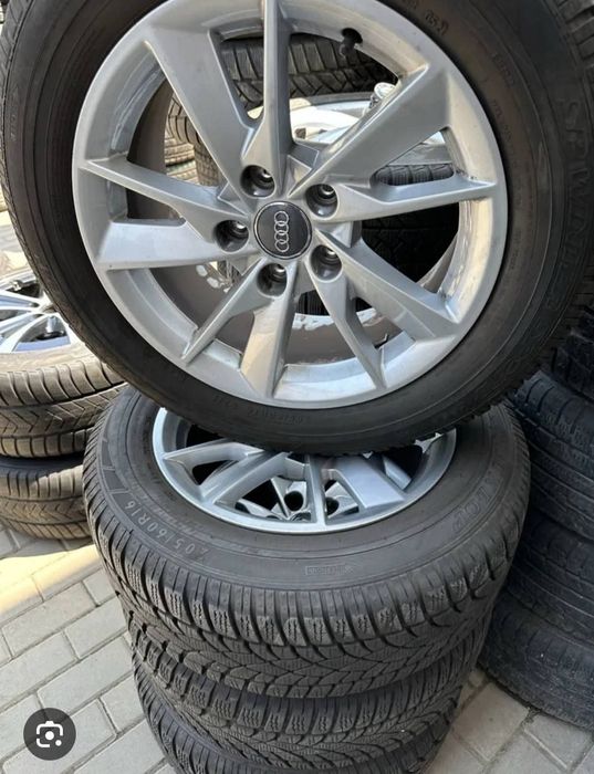 Jante 16 originale  cu cauciucuri profil bun 205 60 16 M+S PREȚ fix 30