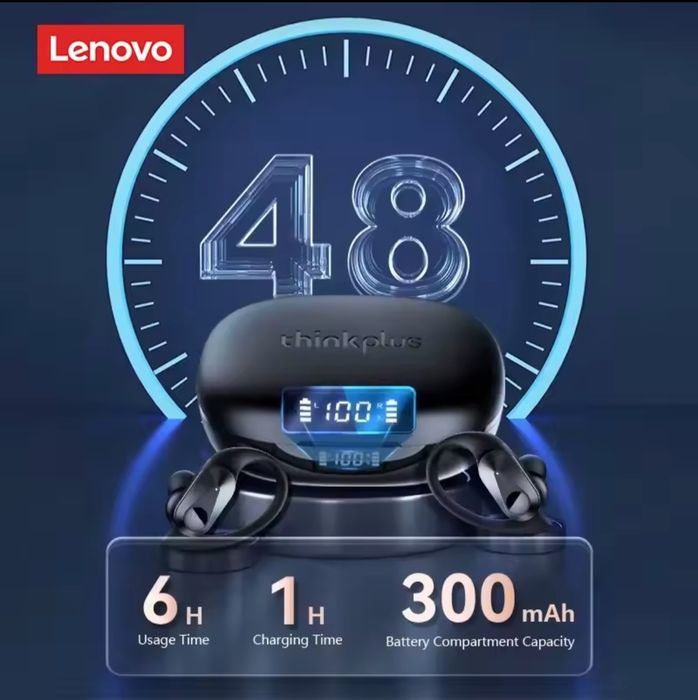 Блутут Слушалки Lenovo ThinkPlus LP75 нови