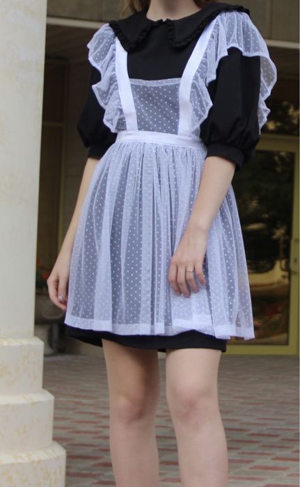 Школьное платье и фартук