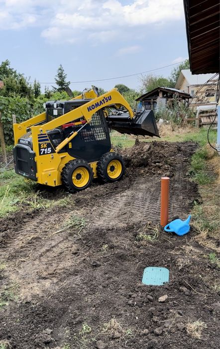 Услуги с Мини Багер Микро Багер Мини Челен Товарач Бобкат Стара Загора