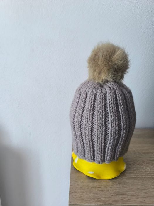 Caciula și fular handmade copii