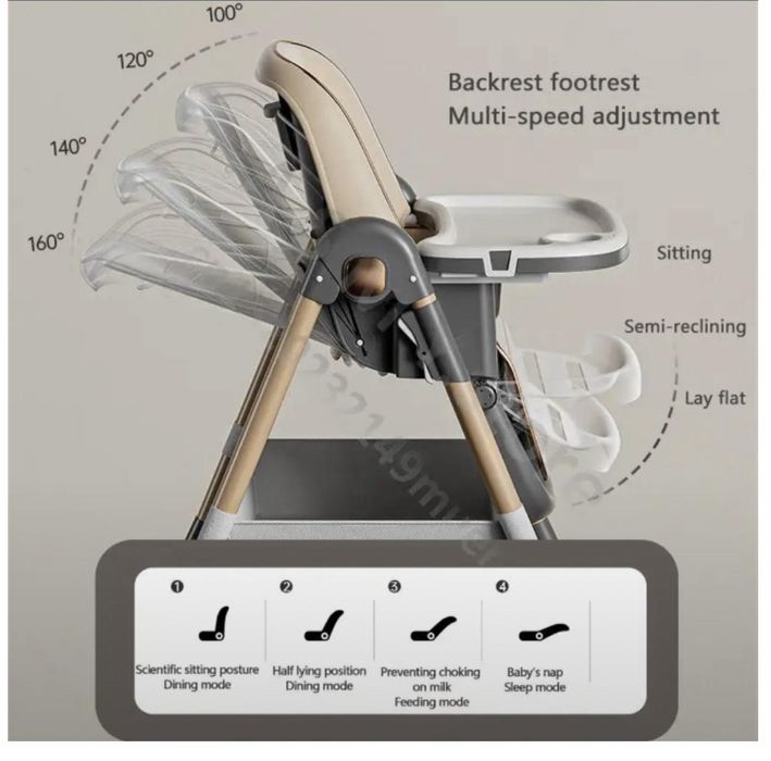 Детский обеденный стул