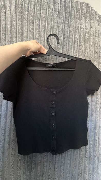 Черный женский топ