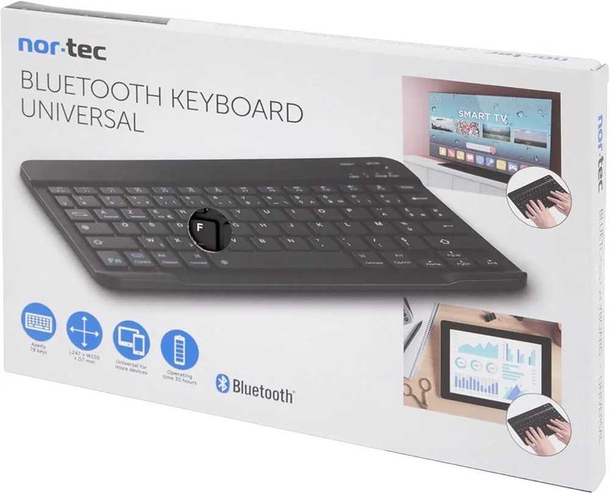 Nor-Tec Universal Mini Keyboard - Безжична  клавиатура  Bluetooth