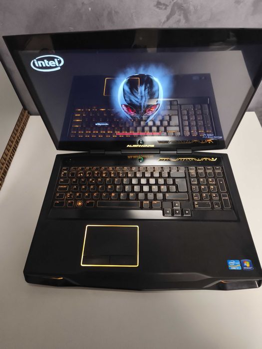 laptop Alienware M17xR4 i7 3610qm 8gb ram gtx 660m ssd 256gb 1tb